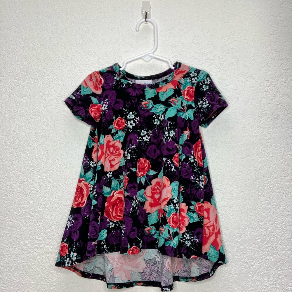Floral High-Low Dress
